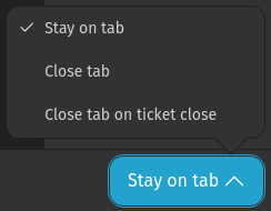 Screenshot shows behavior after update
menu