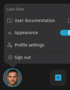 Screenshot shows user detail panel
